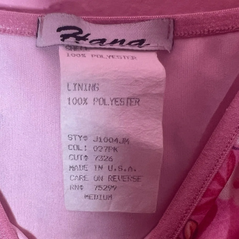 Vintage pink mini floral dress - Picture 4 of 6